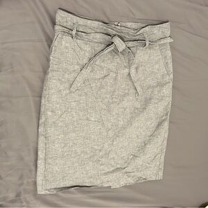 Ann taylor linen pencil skirt